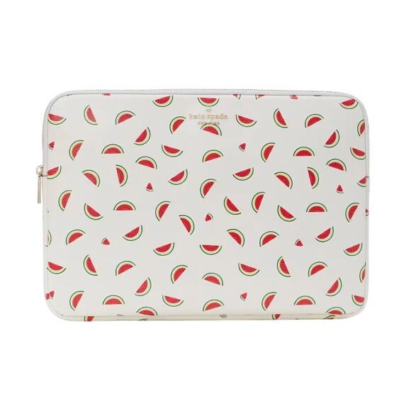 Kate Spade Watermelon Party Laptop Sleeve computer Electronic Case  up to 15" - Picture 1 of 6
